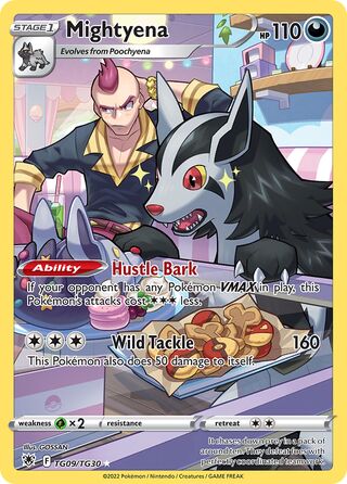 Mightyena 9/30 from Astral Radiance (Trainer Gallery)