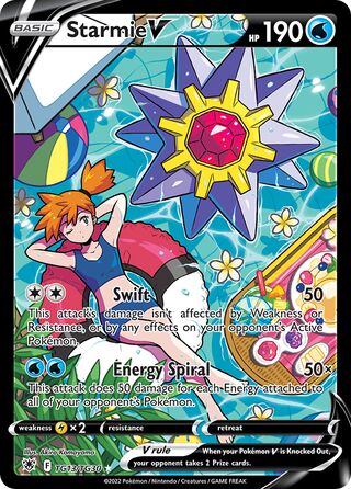 Starmie V 13/30 from Astral Radiance (Trainer Gallery)