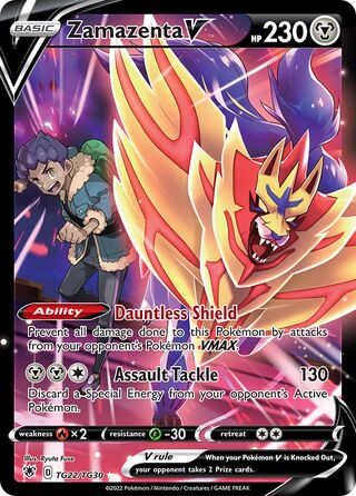 Zamazenta V 22/30 from Astral Radiance (Trainer Gallery)