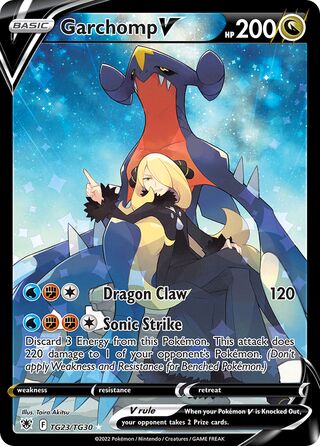 Garchomp V 23/30 from Astral Radiance (Trainer Gallery)