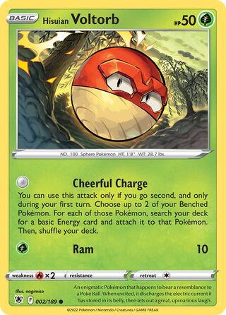 Hisuian Voltorb 2/216 from Astral Radiance