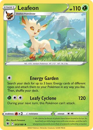Leafeon 13/216 from Astral Radiance