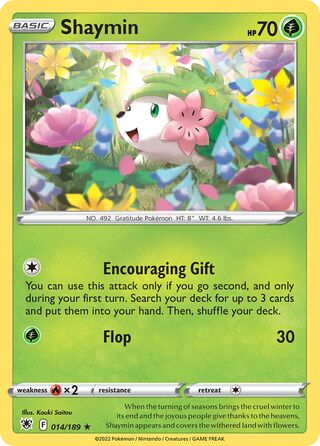 Shaymin 14/216 from Astral Radiance