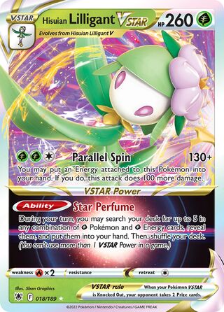 Hisuian Lilligant VSTAR 18/216 from Astral Radiance