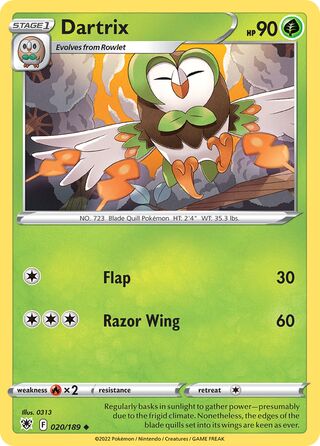 Dartrix 20/216 from Astral Radiance