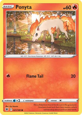 Ponyta 21/216 from Astral Radiance