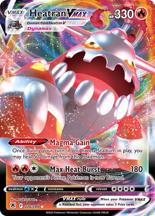 Heatran VMAX 26/216 from Astral Radiance