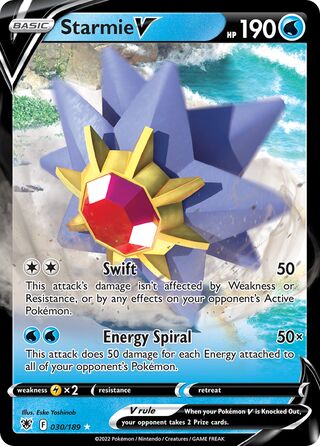 Starmie V 30/216 from Astral Radiance