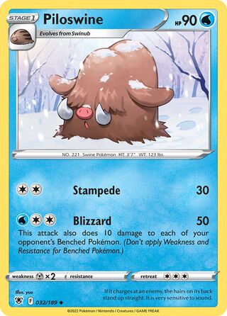 Piloswine 32/216 from Astral Radiance