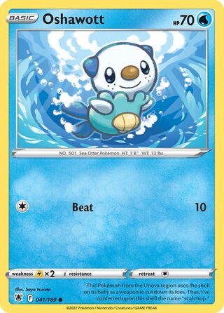Oshawott 41/216 from Astral Radiance