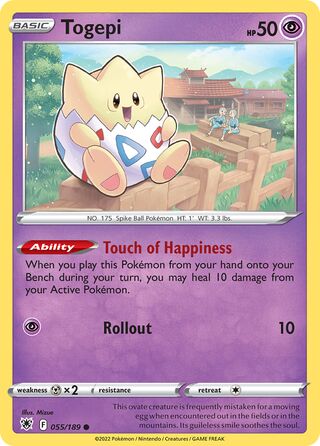 Togepi 55/216 from Astral Radiance