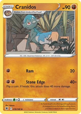 Cranidos 76/216 from Astral Radiance