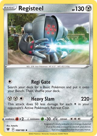 Registeel 108/216 from Astral Radiance