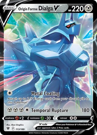 Origin Forme Dialga V 113/216 from Astral Radiance