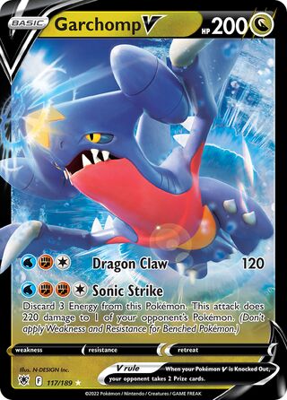Garchomp V 117/216 from Astral Radiance
