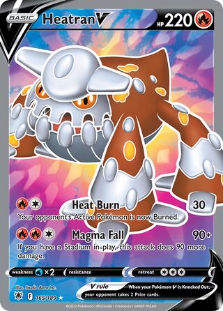 Heatran V 165/216 from Astral Radiance