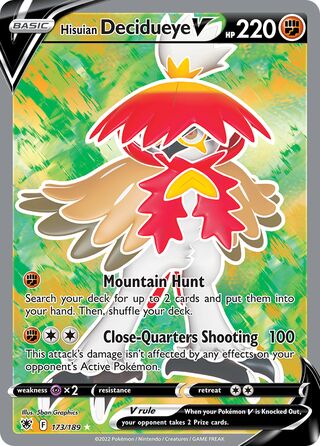 Hisuian Decidueye V 173/216 from Astral Radiance