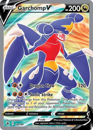 Garchomp V 178/216 from Astral Radiance