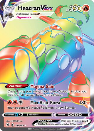 Heatran VMAX 191/216 from Astral Radiance