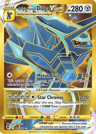 Origin Forme Dialga VSTAR 210/216 from Astral Radiance