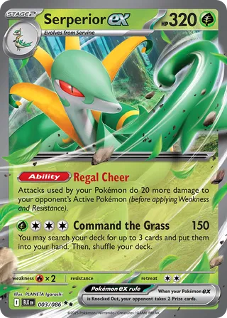 Serperior ex 3/172 from Black Bolt