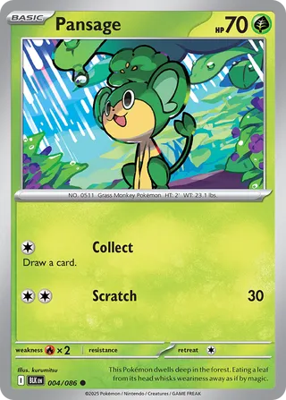 Pansage 4/172 from Black Bolt