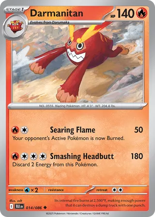 Darmanitan 14/172 from Black Bolt
