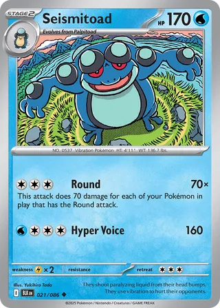 Seismitoad 21/172 from Black Bolt