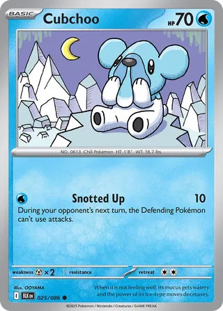 Cubchoo 25/172 from Black Bolt
