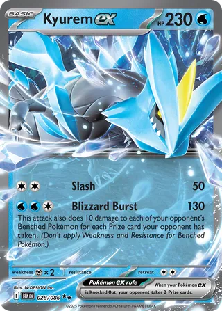Kyurem ex 28/172 from Black Bolt