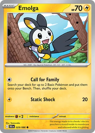 Emolga 29/172 from Black Bolt