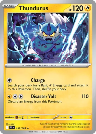 Thundurus 33/172 from Black Bolt