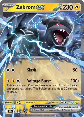 Zekrom ex 34/172 from Black Bolt