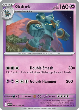 Golurk 43/172 from Black Bolt