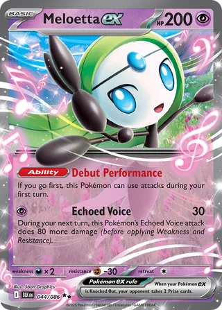 Meloetta ex 44/172 from Black Bolt