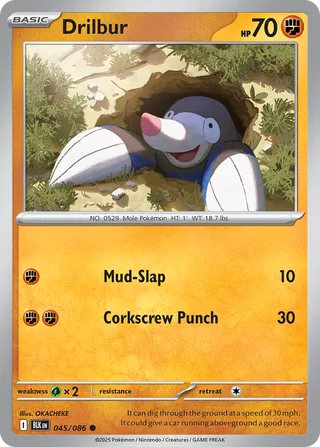 Drilbur 45/172 from Black Bolt