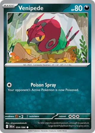 Venipede 54/172 from Black Bolt