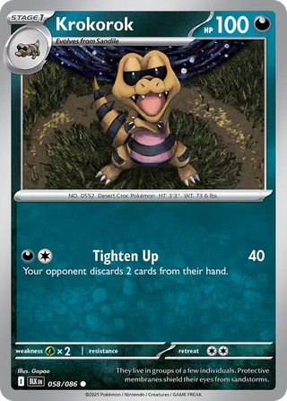 Krokorok 58/172 from Black Bolt
