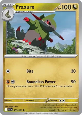 Fraxure 69/172 from Black Bolt