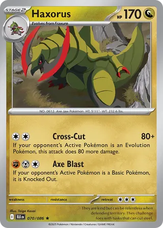 Haxorus 70/172 from Black Bolt