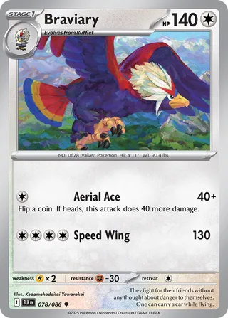Braviary 78/172 from Black Bolt