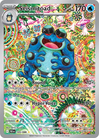 Seismitoad 105/172 from Black Bolt