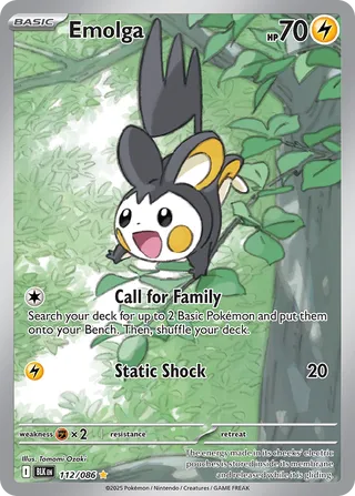 Emolga 112/172 from Black Bolt