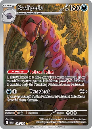 Scolipede 134/172 from Black Bolt