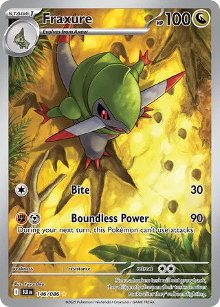 Fraxure 146/172 from Black Bolt