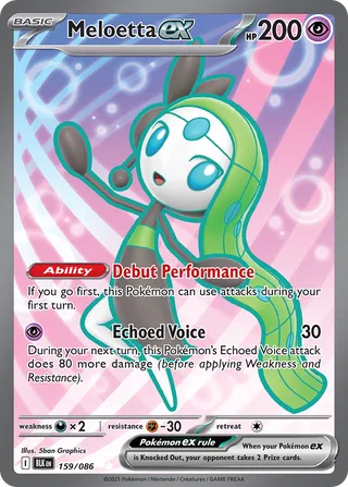 Meloetta ex 159/172 from Black Bolt