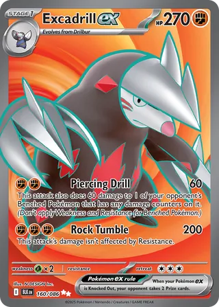 Excadrill ex 160/172 from Black Bolt