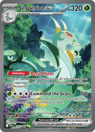 Serperior ex 164/172 from Black Bolt