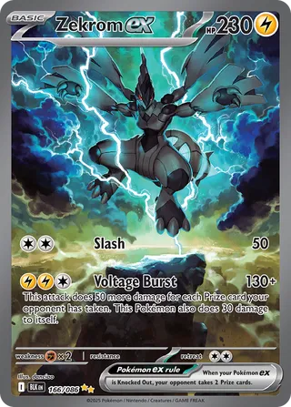 Zekrom ex 166/172 from Black Bolt