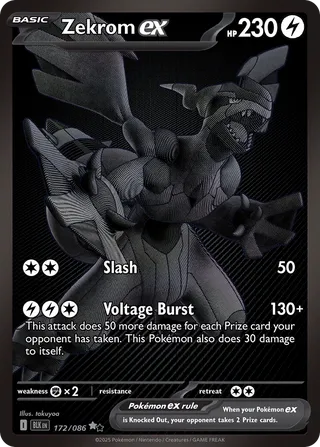 Zekrom ex 172/172 from Black Bolt